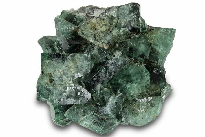 Fluorescent Green Fluorite Cluster - Diana Maria Mine, England #319258